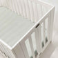 Seafoam Ribbed Crib Sheet