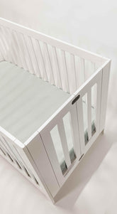 Seafoam Ribbed Crib Sheet - GiFTiFY