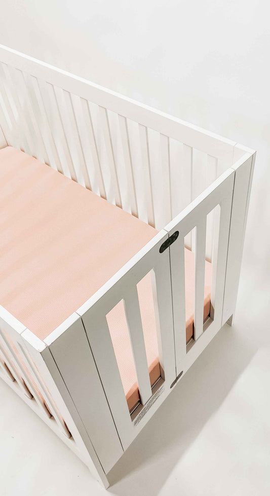 Peony Ribbed Crib Sheet