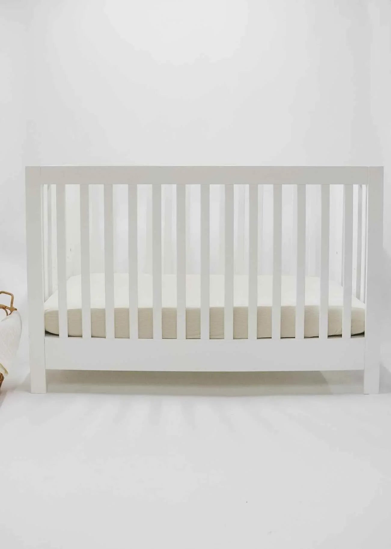 Oat Ribbed Crib Sheet - GiFTiFY