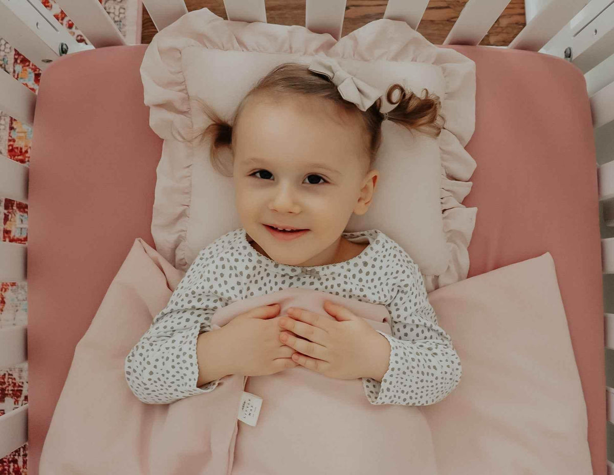 Poppy Crib Quilted Blanket by Little Mae & Co