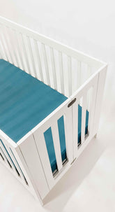 River Ribbed Crib Sheet - GiFTiFY