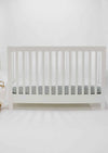 Seafoam Ribbed Crib Sheet