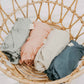 Seafoam Ribbed Crib Sheet