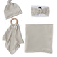 Oat Ribbed Stretch Swaddle