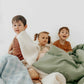 Marine Gingham Quilted Blanket