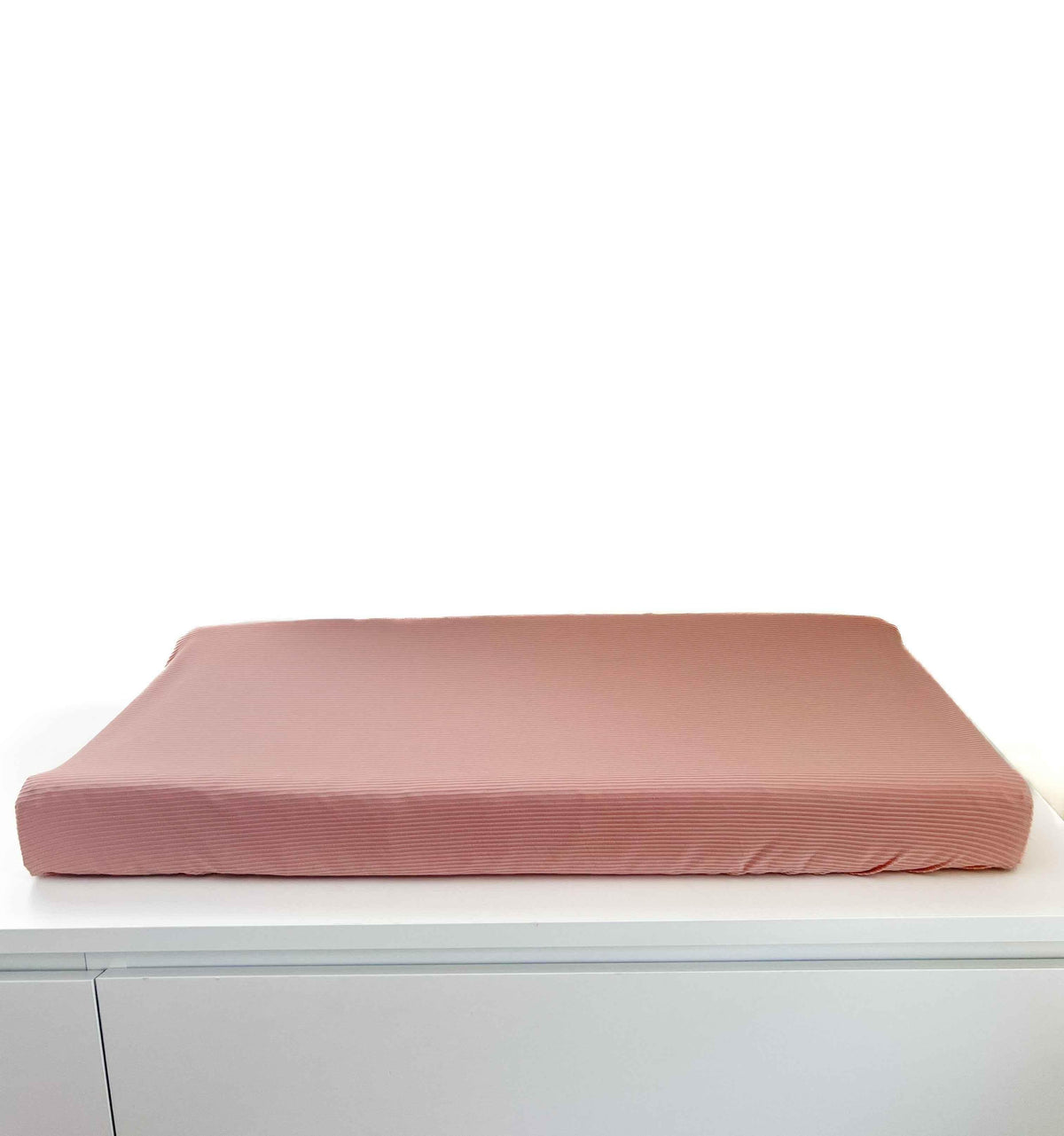 Peony Ribbed Changing Pad Cover by Little Mae & Co