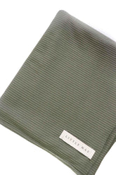 Moss Ribbed Stretch Swaddle - GiFTiFY
