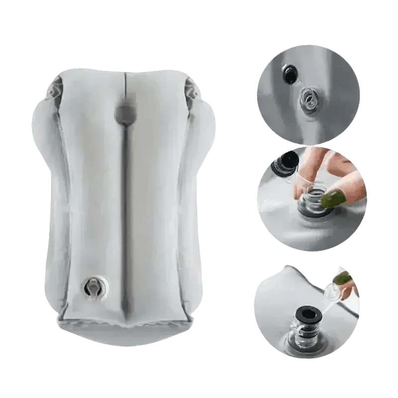 Inflatable Travel Pillow Designed Air Cushion - GiFTiFY
