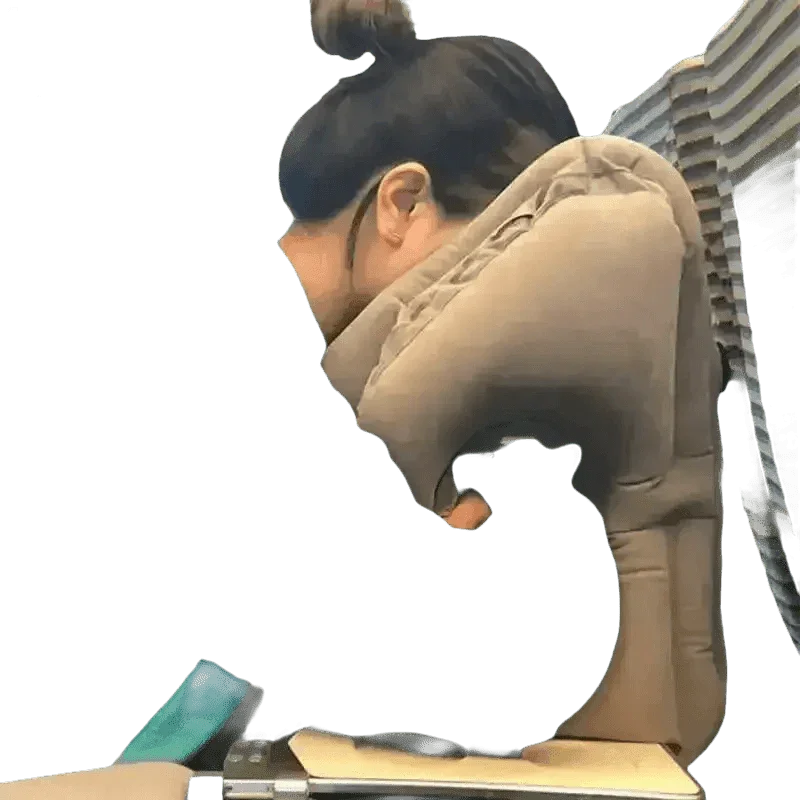 Inflatable Travel Pillow Designed Air Cushion - GiFTiFY