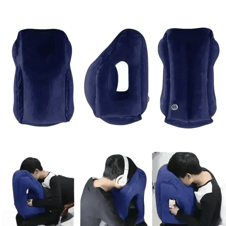 Inflatable Travel Pillow Designed Air Cushion - GiFTiFY