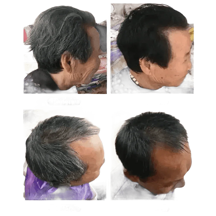 Instant Coloring Shampoo for Natural Black Color purple grey hair men - GiFTiFY