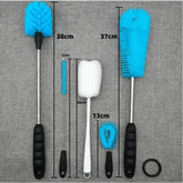 Insulated Cup Brush Cleaner Set for Straw Test Tube Water Bottle, Durable Long Handle Sponge Cleaning Brush with Nylon Bristles - GiFTiFY