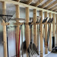 Garden Tool Organizer – Shed Storage Rack for Yard Tools