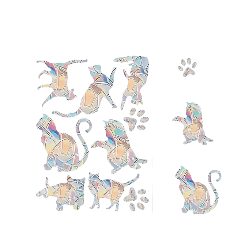 Iridescent Butterfly Sun Catcher Window Stickers - GiFTiFY