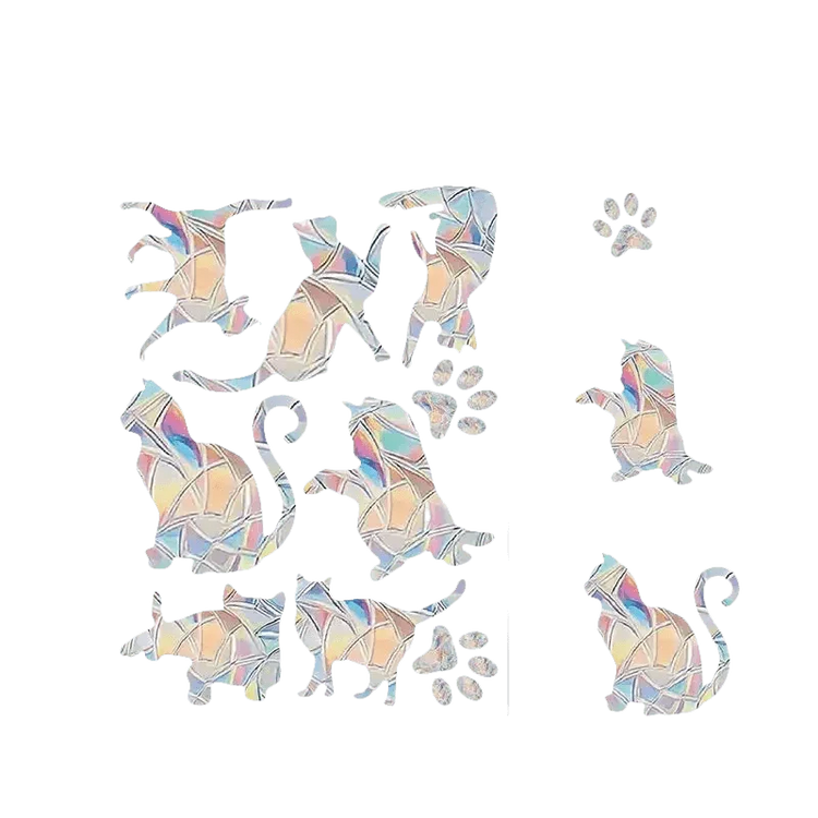 Iridescent Butterfly Sun Catcher Window Stickers - GiFTiFY