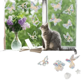 Iridescent Butterfly Sun Catcher Window Stickers - GiFTiFY