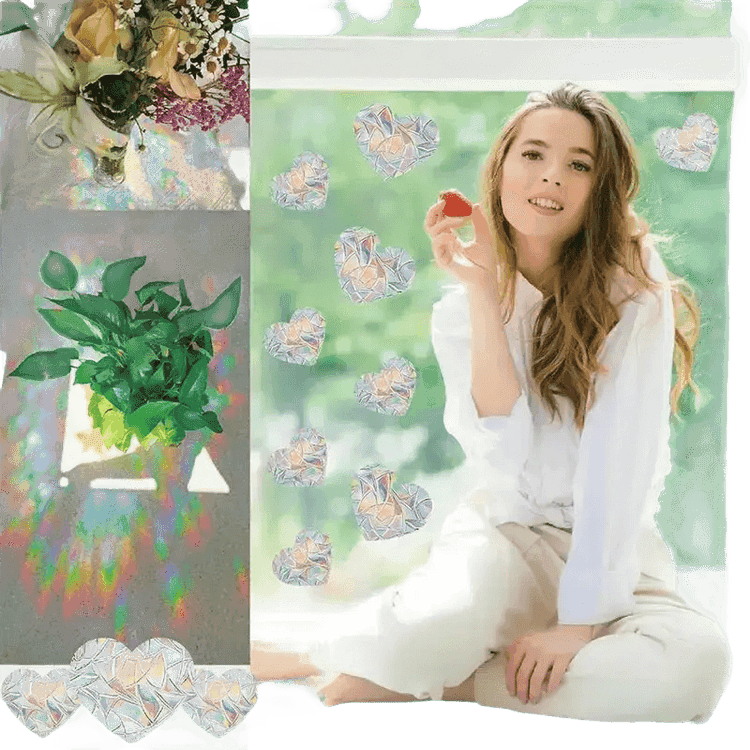 Iridescent Butterfly Sun Catcher Window Stickers - GiFTiFY