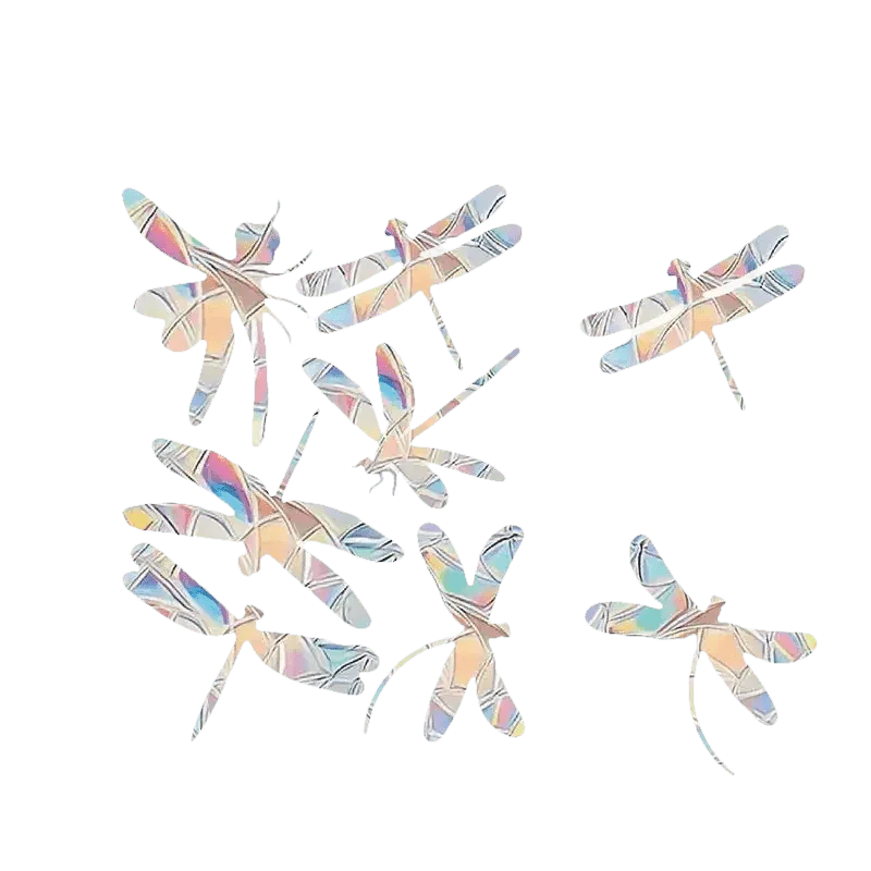 Iridescent Butterfly Sun Catcher Window Stickers - GiFTiFY