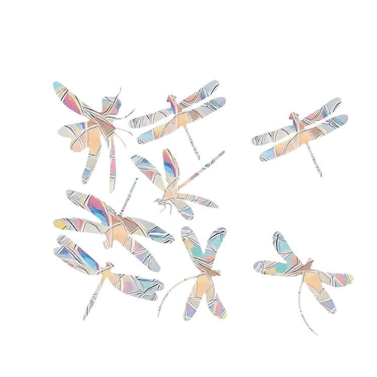 Iridescent Butterfly Sun Catcher Window Stickers - GiFTiFY