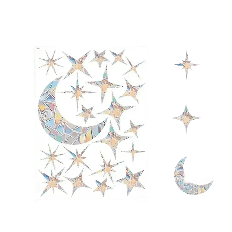 Iridescent Butterfly Sun Catcher Window Stickers - GiFTiFY