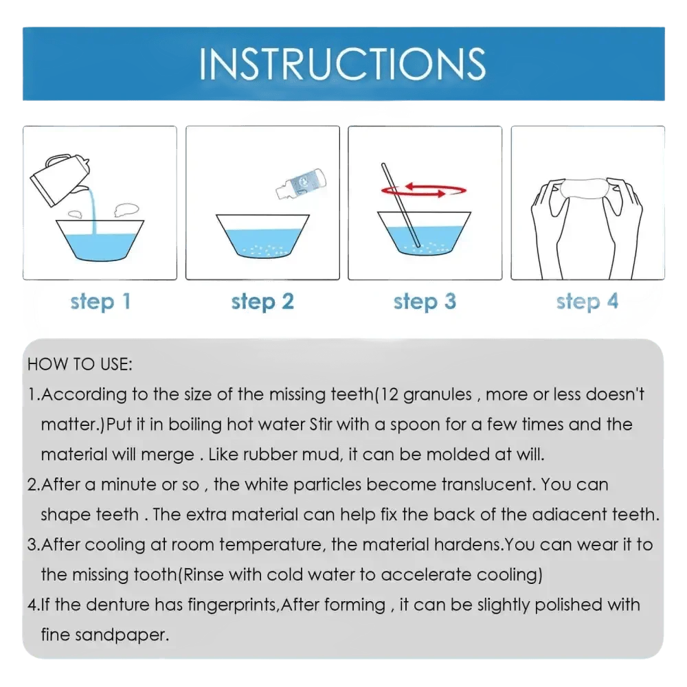 Jaysuning Moldable Dental Temporary Tooth Molding Material - GiFTiFY
