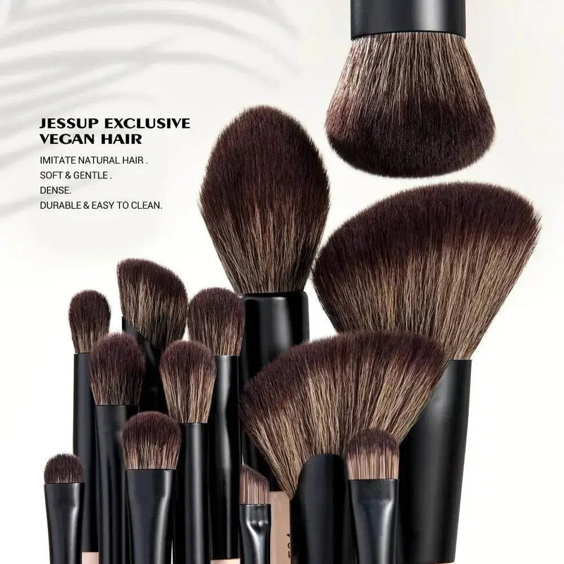 Jessup Double-Sided Makeup Brush Set Makeup Brushes by Dropshee