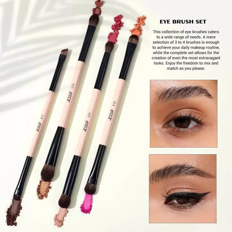 Jessup Double-Sided Makeup Brush Set - GiFTiFY