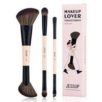 Jessup Double-Sided Makeup Brush Set