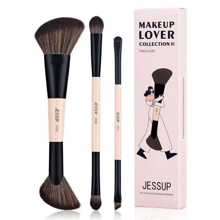 Jessup Double-Sided Makeup Brush Set - GiFTiFY