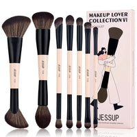 Jessup Double-Sided Makeup Brush Set