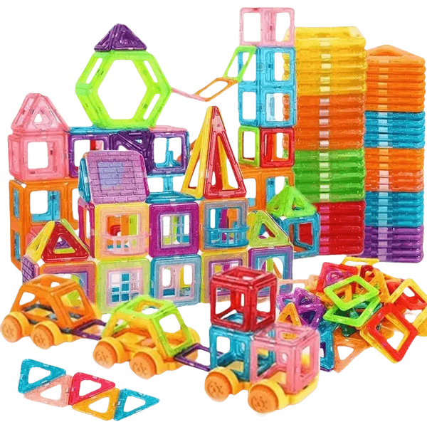Kids Magnetic Building Blocks Mini Size Magnet Blocks Colorful Magnetic Building Blocks - GiFTiFY