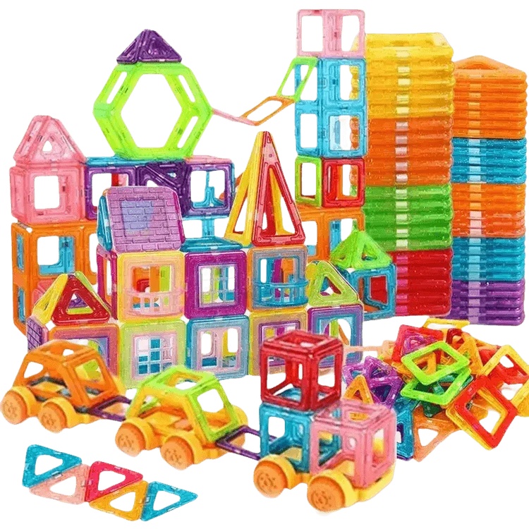 Kids Magnetic Building Blocks Mini Size Magnet Blocks Colorful Magnetic Building Blocks - GiFTiFY