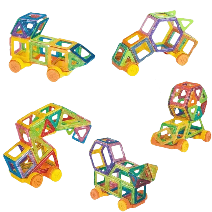 Kids Magnetic Building Blocks Mini Size Magnet Blocks Colorful Magnetic Building Blocks - GiFTiFY