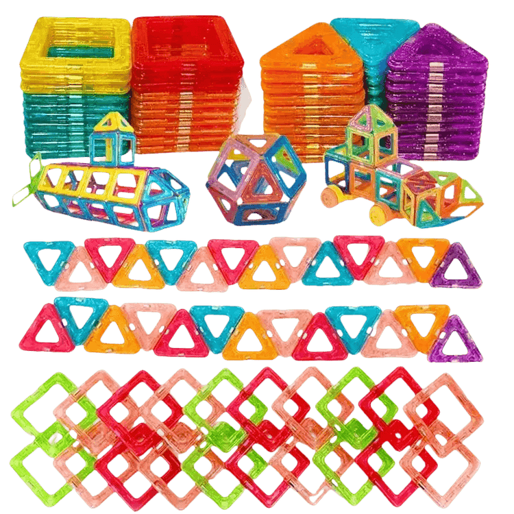 Kids Magnetic Building Blocks Mini Size Magnet Blocks Colorful Magnetic Building Blocks - GiFTiFY