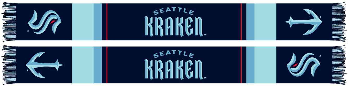 Seattle Kraken Bar Scarf