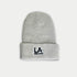 LA GEAR CUFFED WAFFLE EMBROIDERED BEANIE - GiFTiFY