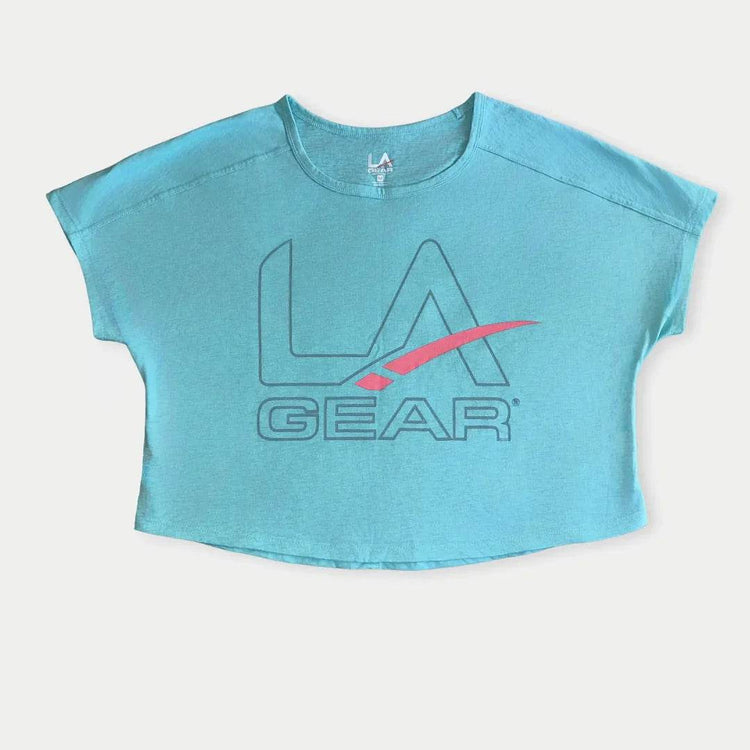 LA GEAR LOGO CROPPED TEE - GiFTiFY