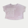 LA GEAR LOGO MOTIVATIONAL CROPPED TEE LA Gear