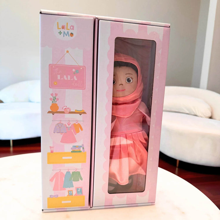 The Lala Doll + 4 Outfits + Prayer Rug | My First Hijabi, Muslim Doll - GiFTiFY