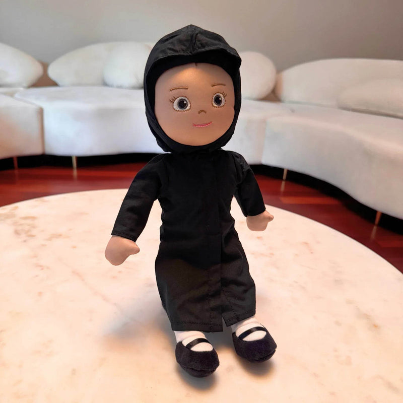 The Lala Doll + 4 Outfits + Prayer Rug | My First Hijabi, Muslim Doll Doll by Lala + Mo
