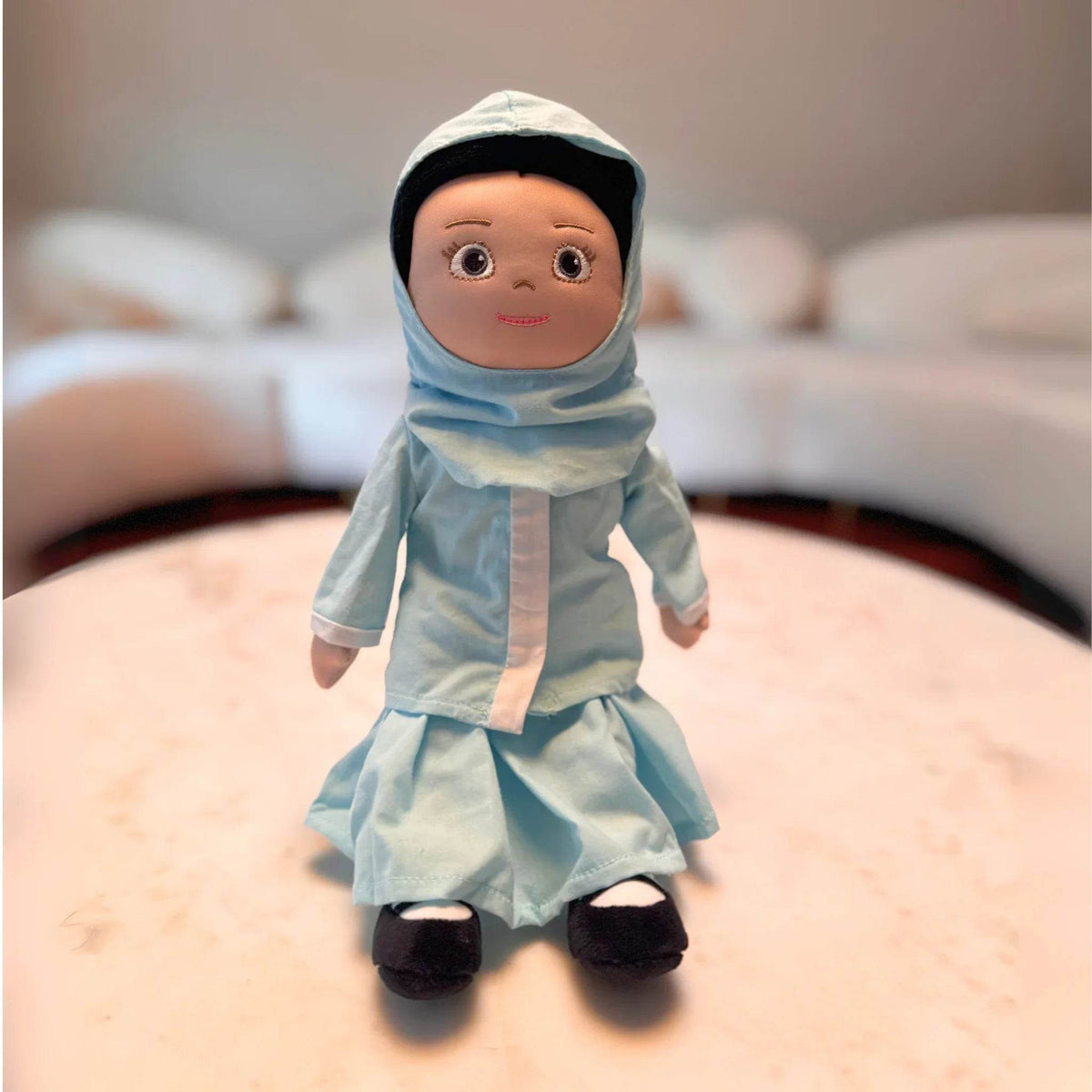 The Lala Doll + 4 Outfits + Prayer Rug | My First Hijabi, Muslim Doll Doll by Lala + Mo