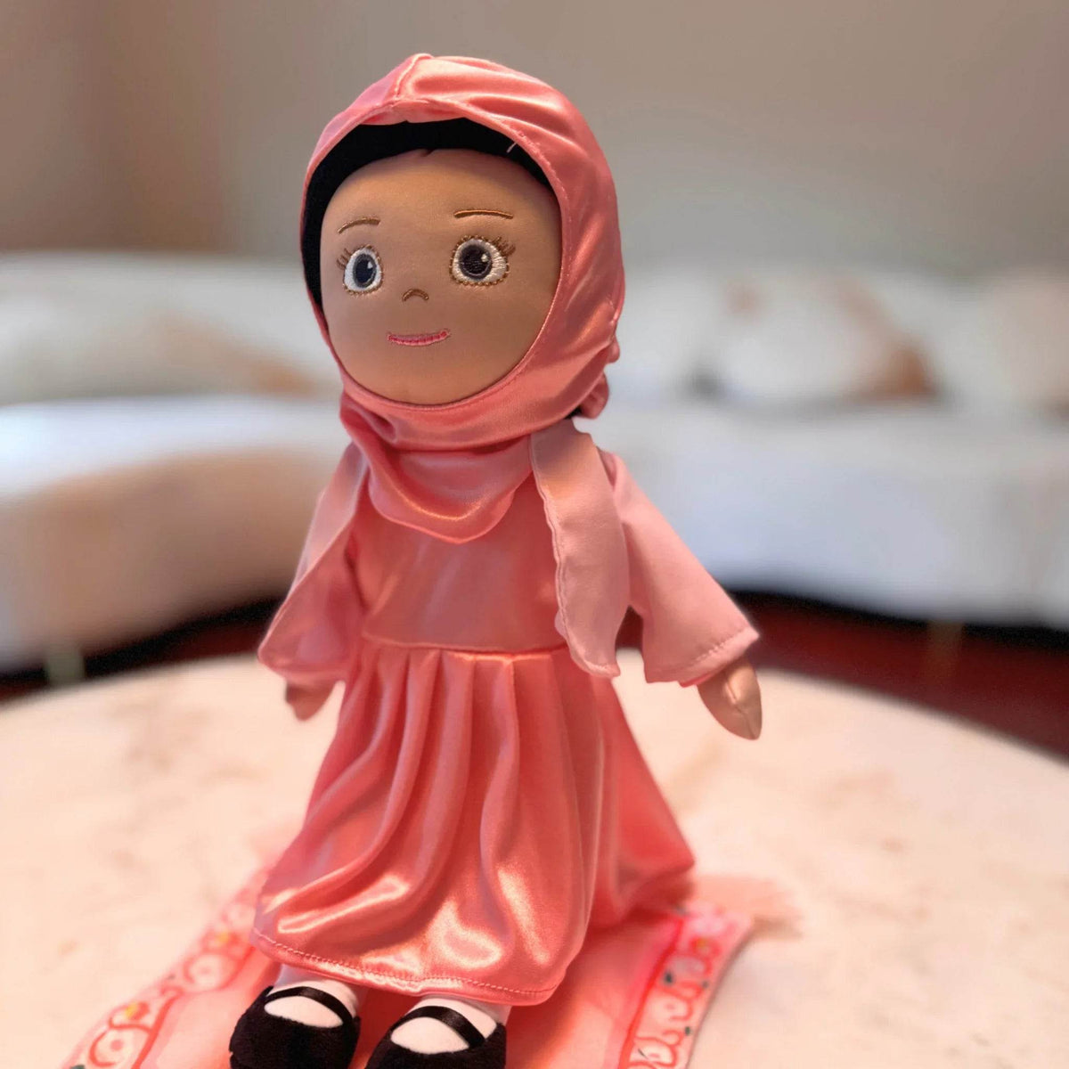The Lala Doll + 4 Outfits + Prayer Rug | My First Hijabi, Muslim Doll Doll by Lala + Mo