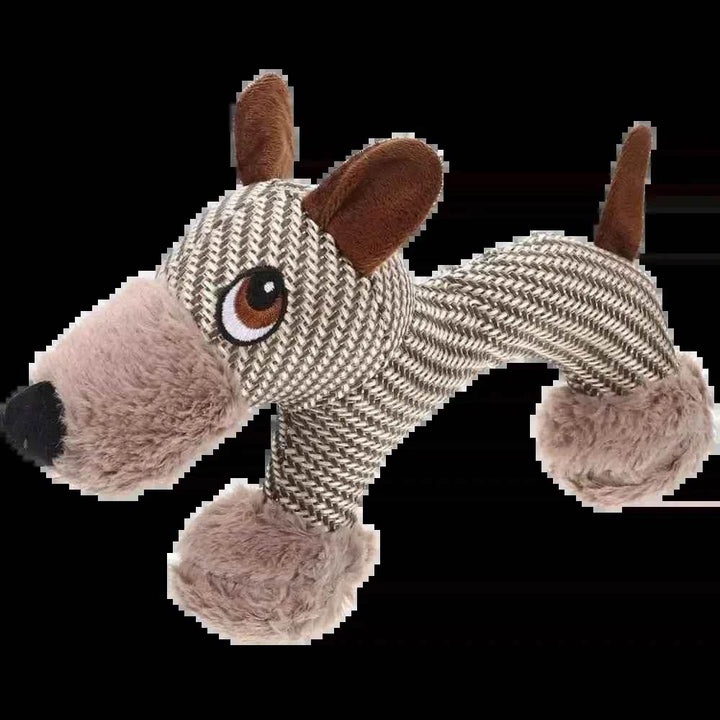 Large Dog Squeaky Toys Stuffed Animal Dog Plush Toy Dog Interactive Toy - Plush Dogs Chew Toy Stimulating Squeaky Pet Toys For Medium Large Dogs Puppy - GiFTiFY