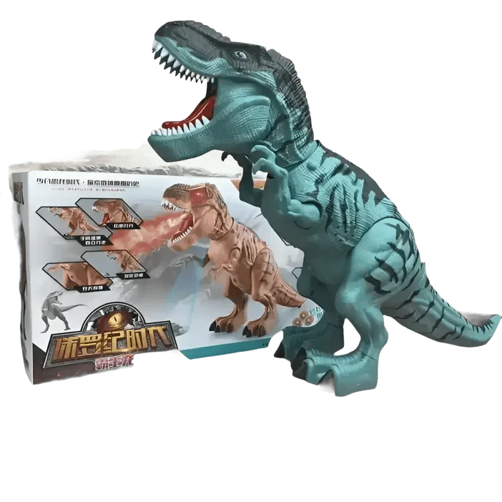 Large Size Walking Dinosaur Robot with Light Up Mouth and Eggs electric walking dinosaur - GiFTiFY