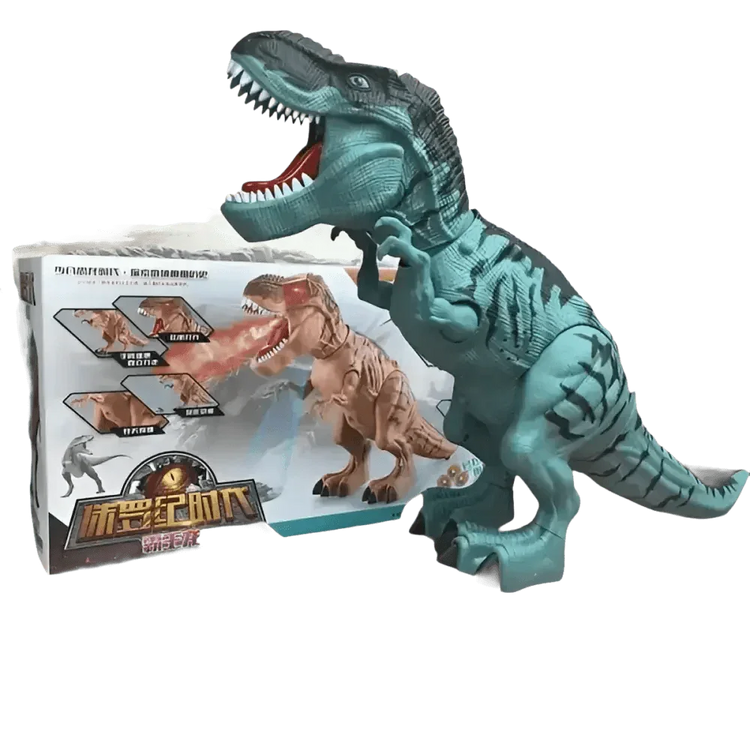 Large Size Walking Dinosaur Robot with Light Up Mouth and Eggs electric walking dinosaur - GiFTiFY
