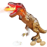 Large Size Walking Dinosaur Robot with Light Up Mouth and Eggs electric walking dinosaur - GiFTiFY