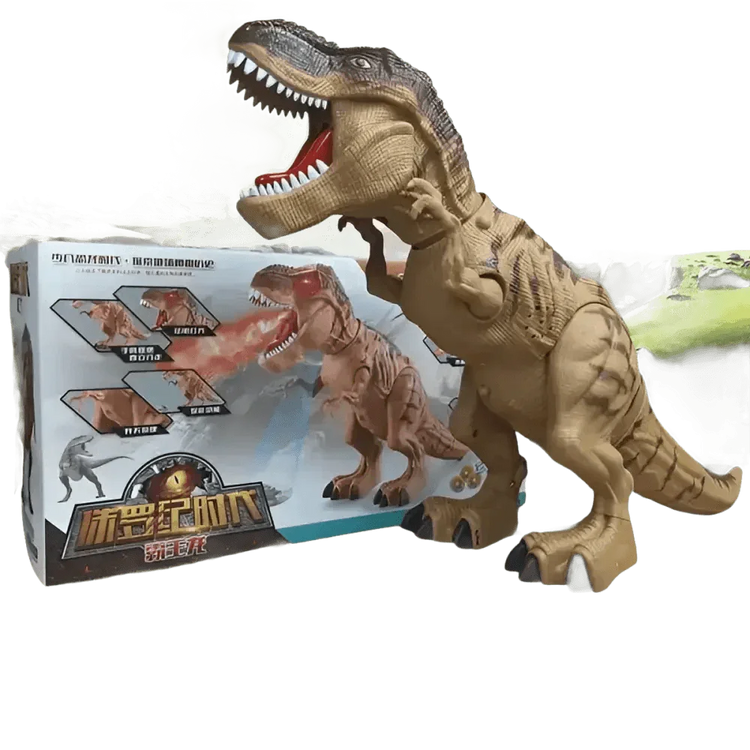 Large Size Walking Dinosaur Robot with Light Up Mouth and Eggs electric walking dinosaur - GiFTiFY