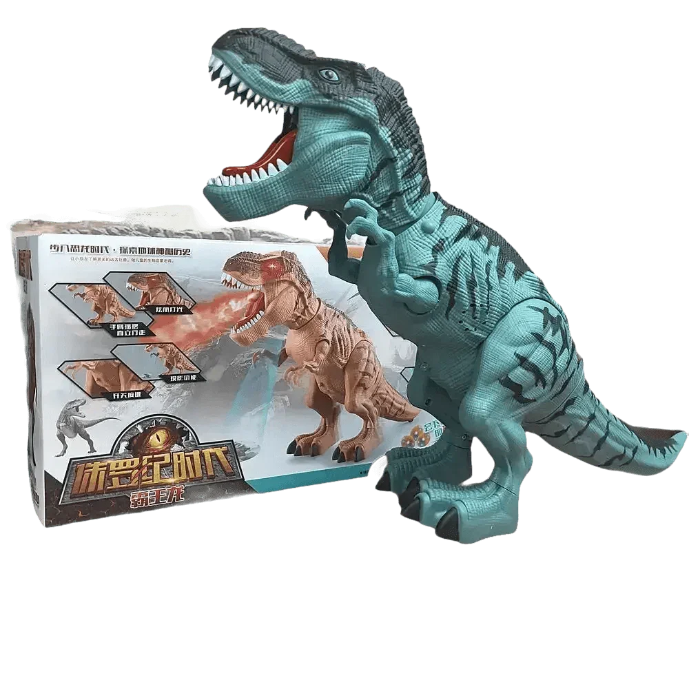 Large Size Walking Dinosaur Robot with Light Up Mouth and Eggs electric walking dinosaur - GiFTiFY