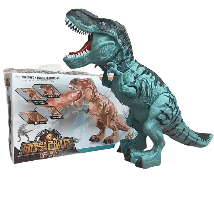 Large Size Walking Dinosaur Robot with Light Up Mouth and Eggs electric walking dinosaur - GiFTiFY